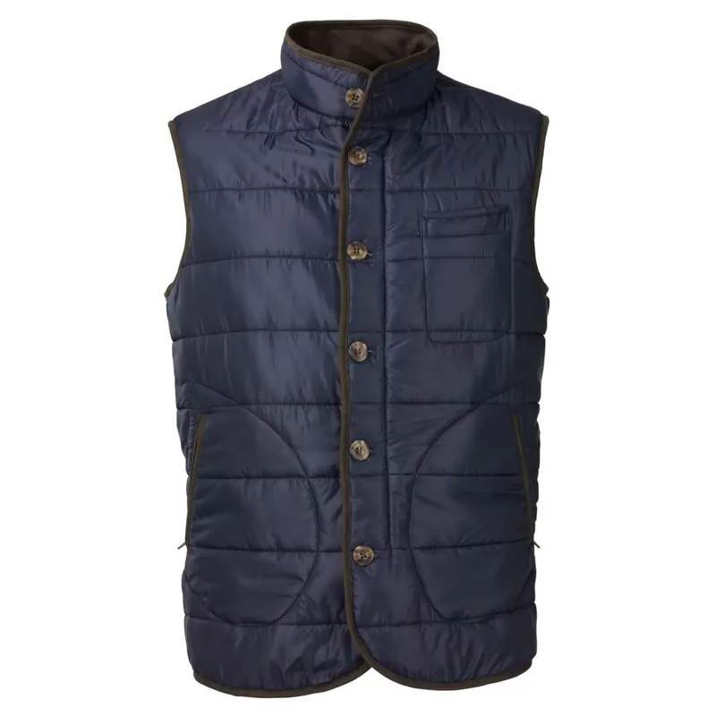 Laksen Donnington Navy Quilted Vest
